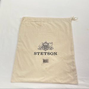 Stetson Dust Bag in Cream Size L-“14”,H-“17”,W-“10.5”